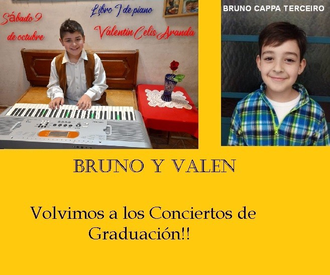 Siii hoy 9 de octubre empezamos con una serie de Conciertos de graduación !! De manera presencial y 