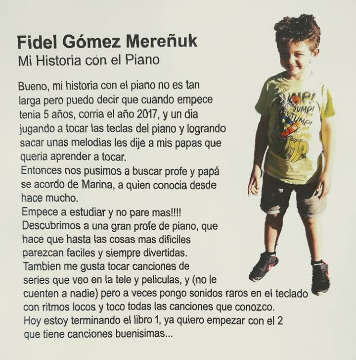 Comparto su "historia con el piano"