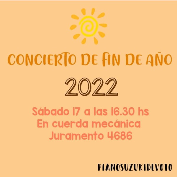 Concierto de Fin de Año 2022 -Cuerda Mecánica